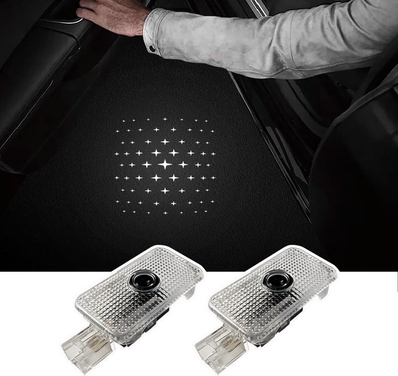 MXGAIC Car Door Logo Lights Puddle Lights Compatible with Forester Outback Ascent Legacy LED Projector Door Shadow Light Accessories (P5) - Image 1